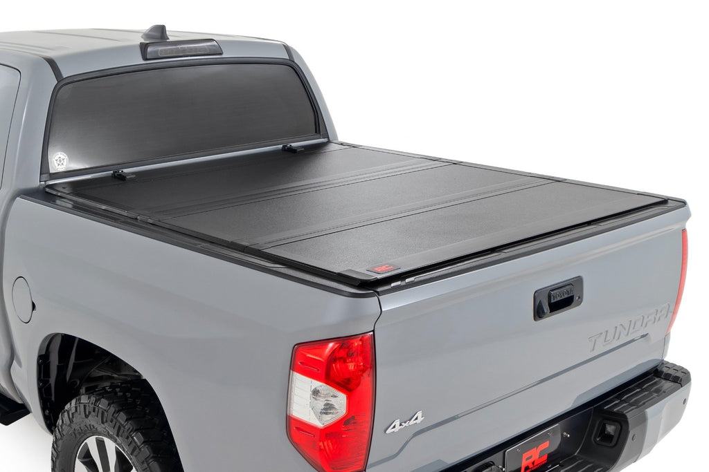 Hard Tri-Fold Flip Up Bed Cover | 5'7" Bed | Toyota Tundra (07-21)