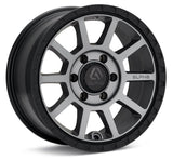 Alpha Foxtrot Wheel | Light Gray w/Blk Ring | 17x7.5 | 5x108 | 35mm