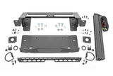 High Winch Mount | All Models | 20 Inch Black Single Row LED | DRL | Ford Bronco (21-24)