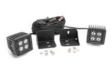 Load image into Gallery viewer, LED Light | Cab Mount | 2" Black Pair | Flood | Can-Am Defender HD 5/HD 8/HD 9/HD 10