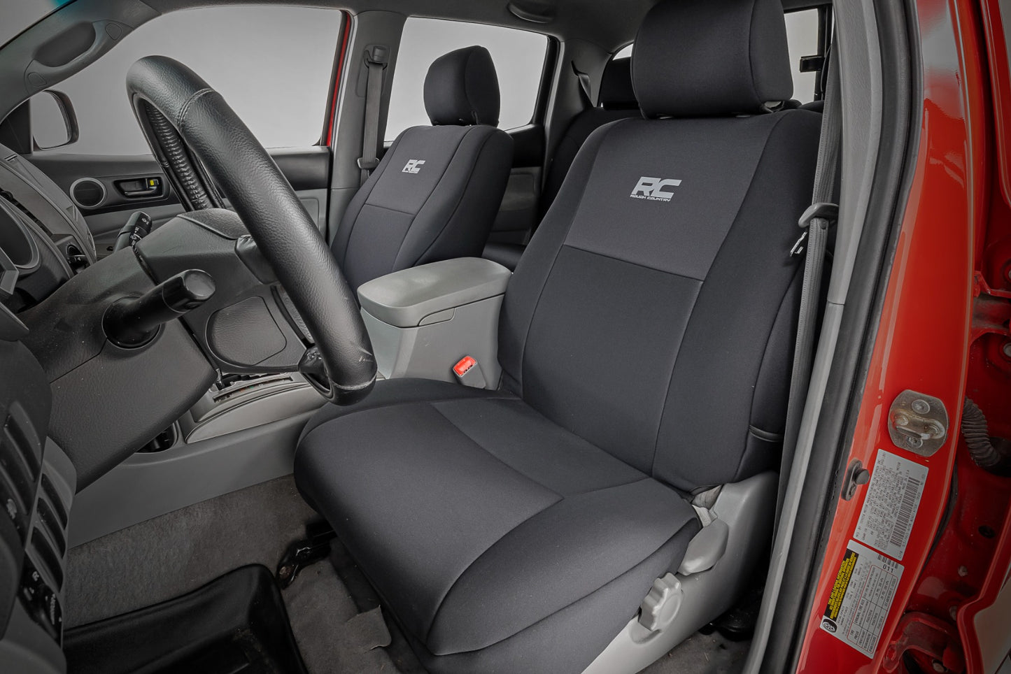 Seat Covers | FR & RR | Crew Cab | W/O Folding Front PS Toyota Tacoma 2WD/4WD (05-15)