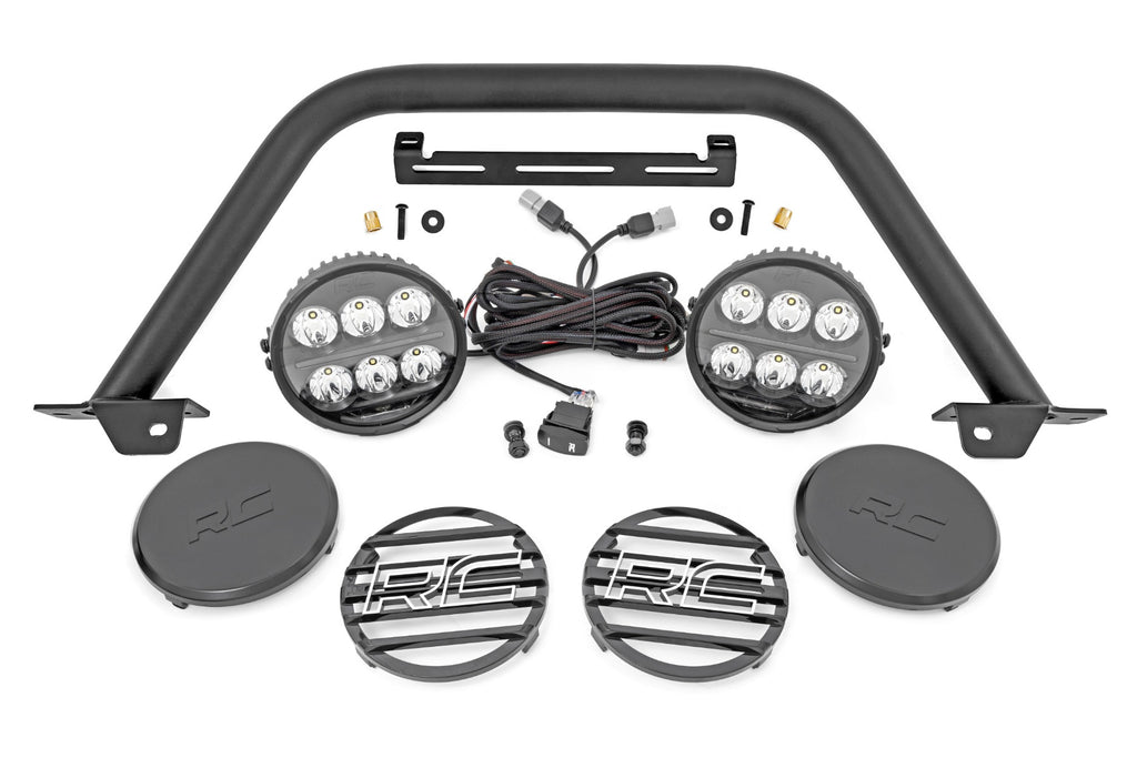 Safari Bar | 6.5 Inch Round LED | OE Modular Steel | Ford Bronco (21-24)