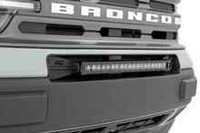 Load image into Gallery viewer, LED Light Kit | Bumper Mount | 20" Black Single Row | Ford Bronco Sport (21-24)