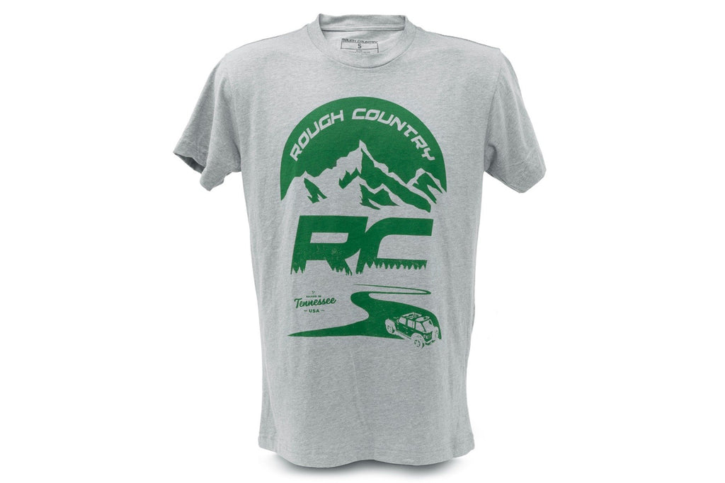 Rough Country T-Shirt | RC Mountains | Gray | SM